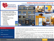 Tablet Screenshot of kardiologkielce.com